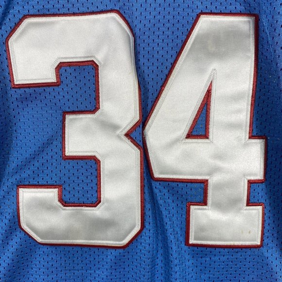 Mitchell & Ness NFL Houston Oilers Earl Campbell 34 Throwback Jersey Men 50 - Picture 5 of 9